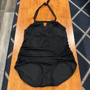 Women’s Black One Piece Swimsuit XL